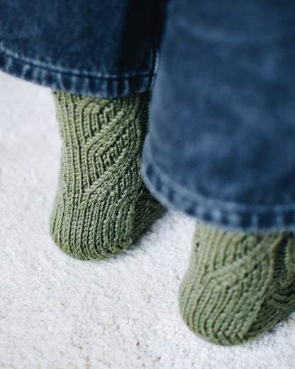 Basil Socks – Patrón de calcetines GRATUITO