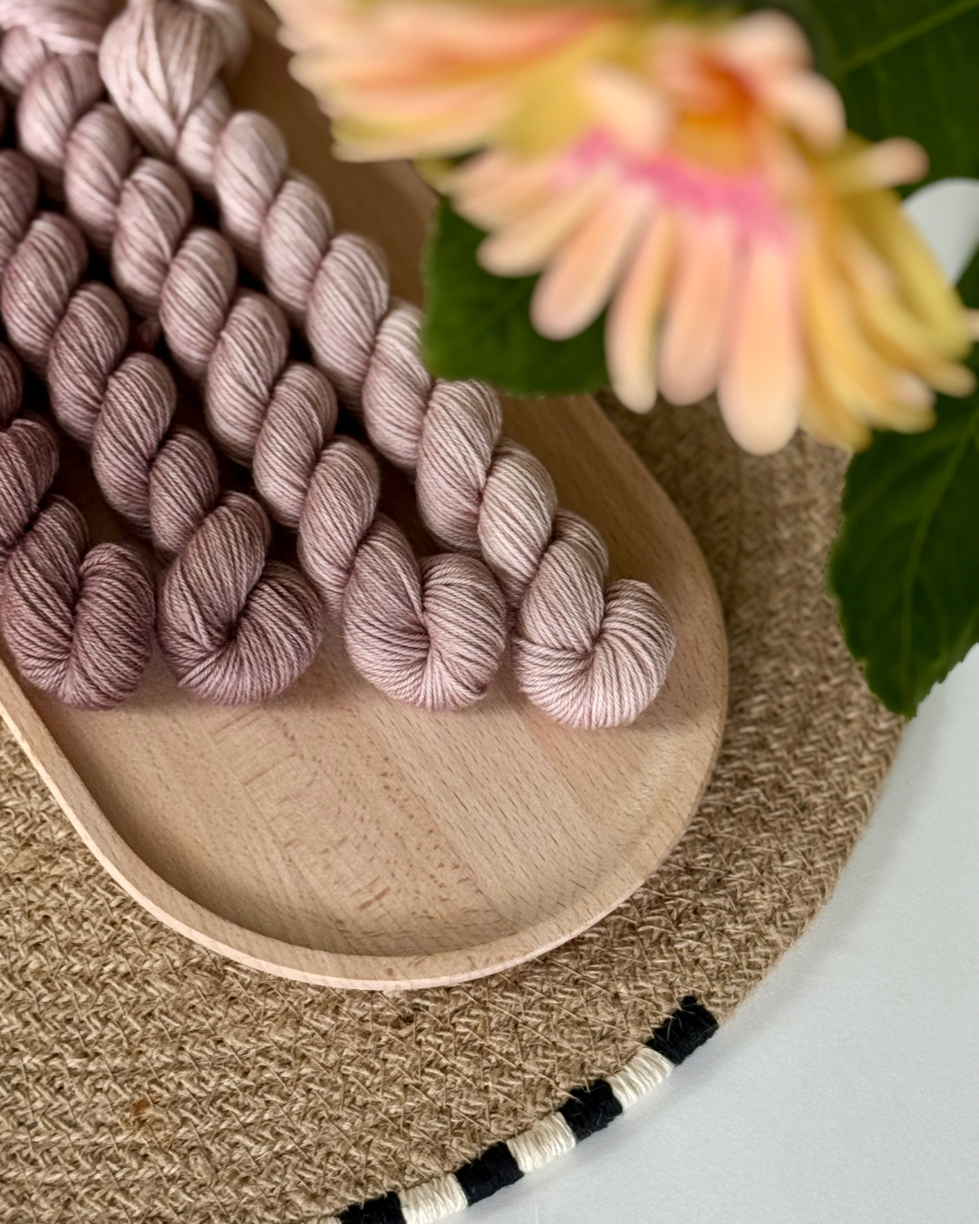 Café au Laine - Gradiente Mini madejas Merino Sock –  (25 g x4)
